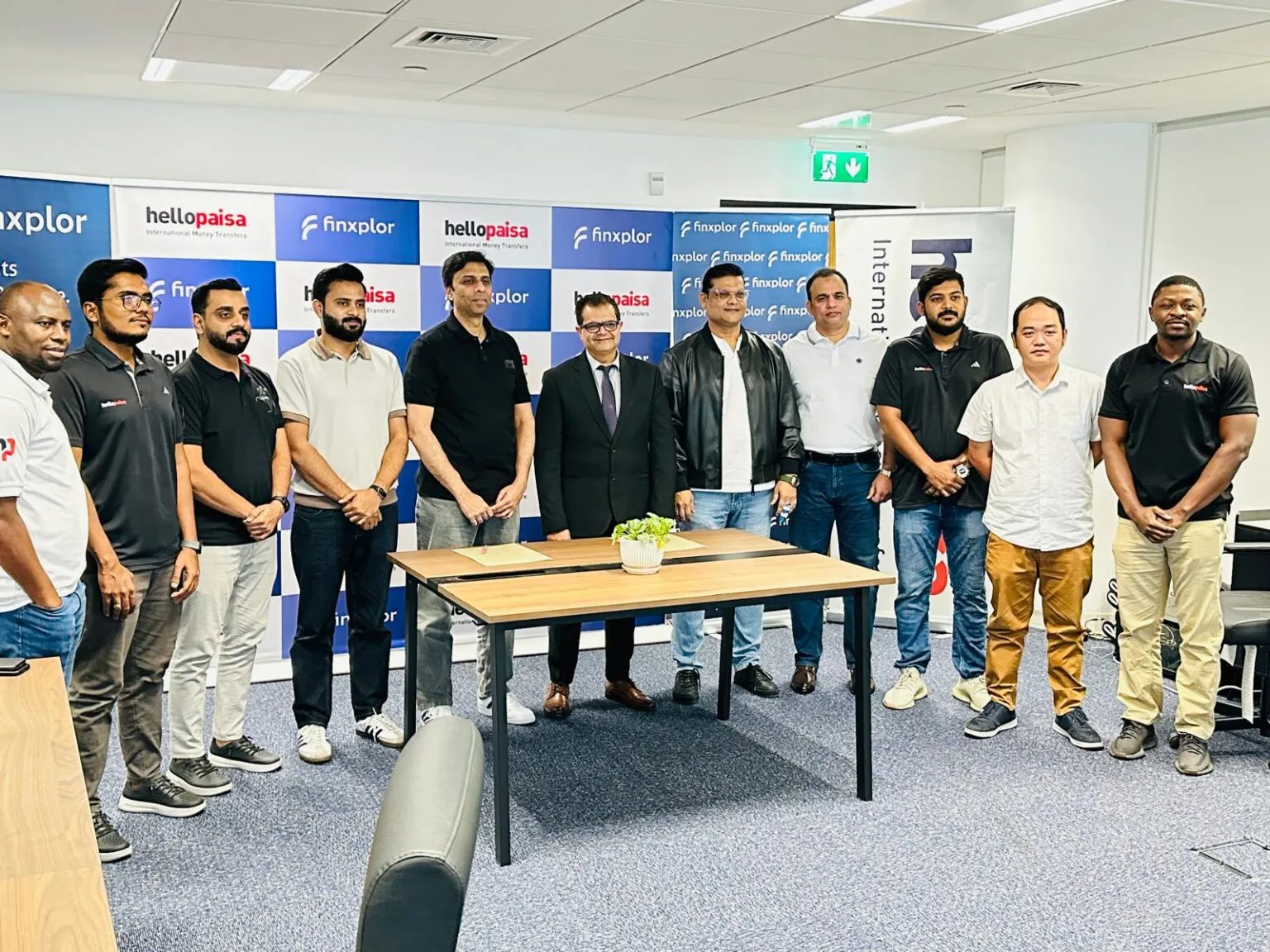 The Finxplor and HelloPaisa teams together